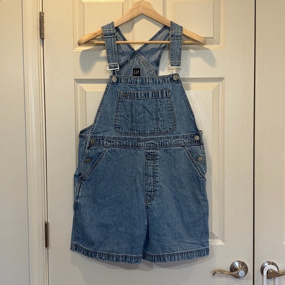 GAP Pants - Vintage 90’s GAP Women’s Jean Overall Shorts 100% Cotton Large